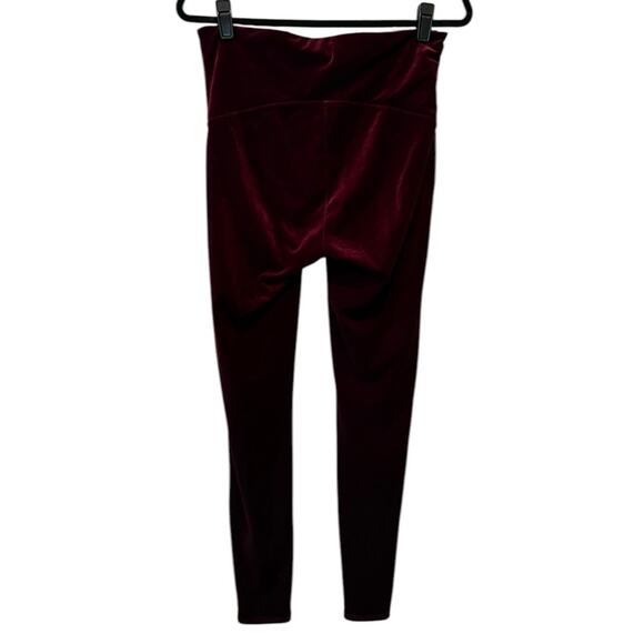 Spanx Dark Red Velvet Jeggings size XL - Picture 3 of 10